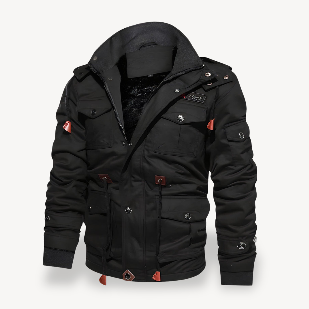 Men's Casual Winter Jacket with Pockets | Loravelle
