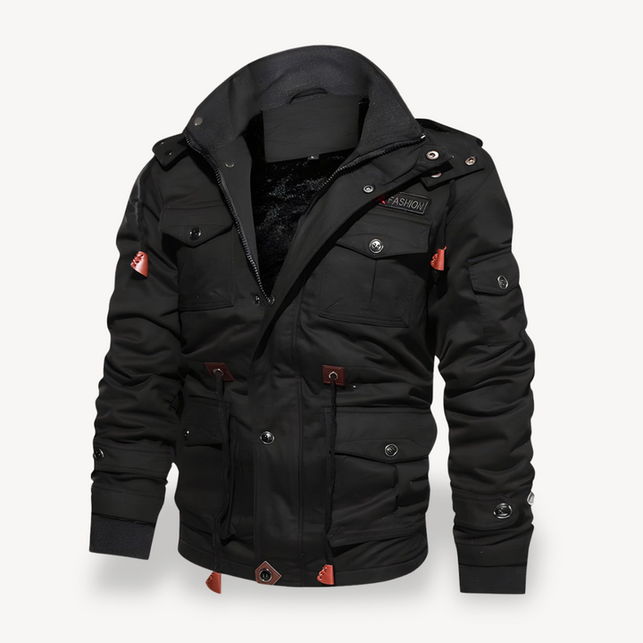 Men's Casual Winter Jacket with Pockets | Loravelle