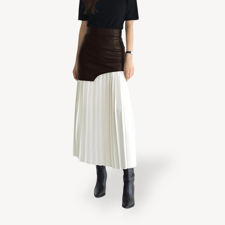 Pleated Midi Skirt for Women | Loravelle