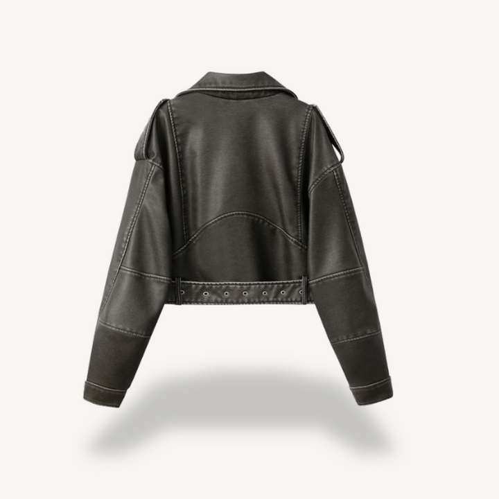 Leather Biker Jacket for Women | Loravelle