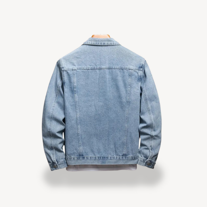 Light Blue Denim Jacket for Men | Loravelle