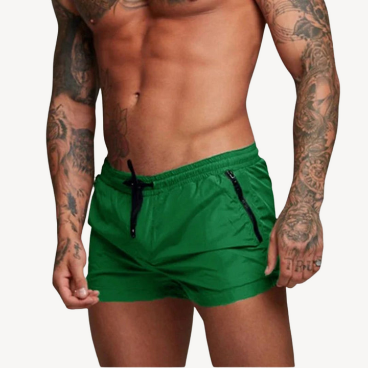 Men's Quick Dry Nylon Swim Shorts with Drawstring | Loravelle