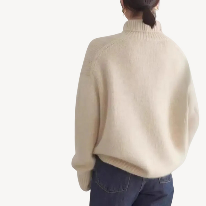 Women's Turtleneck Knit Sweater | Loravelle