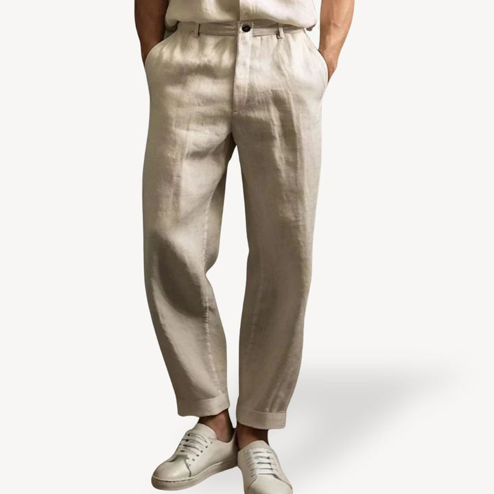 Men's Lightweight Linen Casual Summer Pants | Loravelle