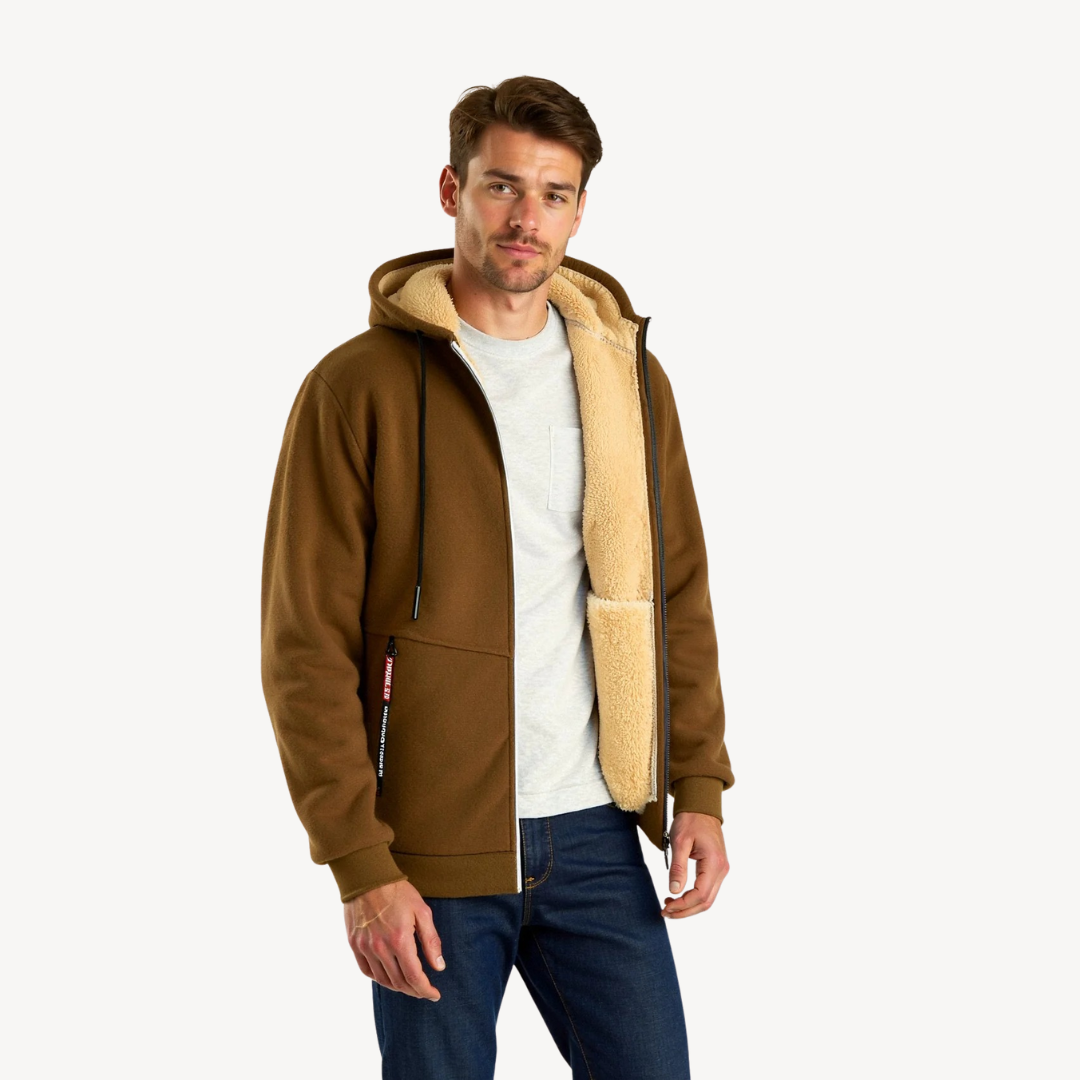 Men's Fleece-Lined Hoodie | Loravelle