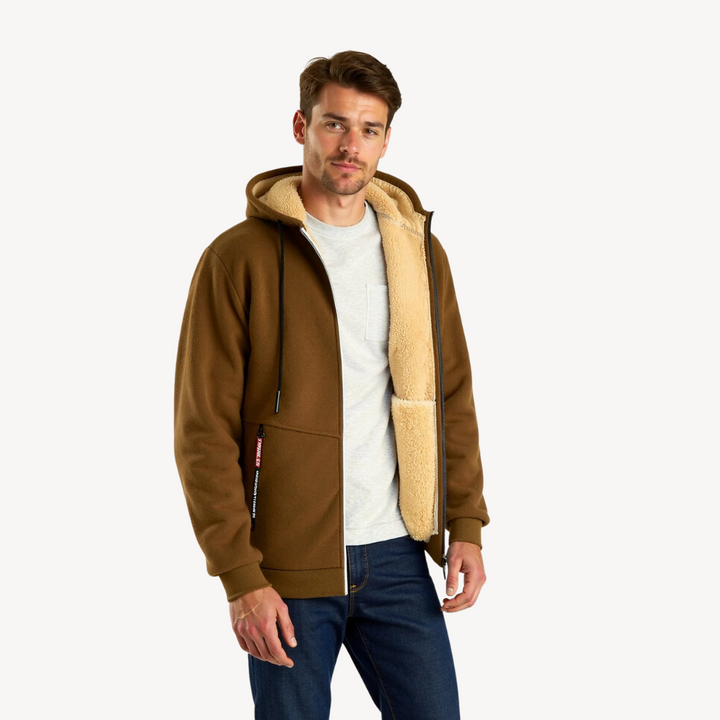 Men's Fleece-Lined Hoodie | Loravelle
