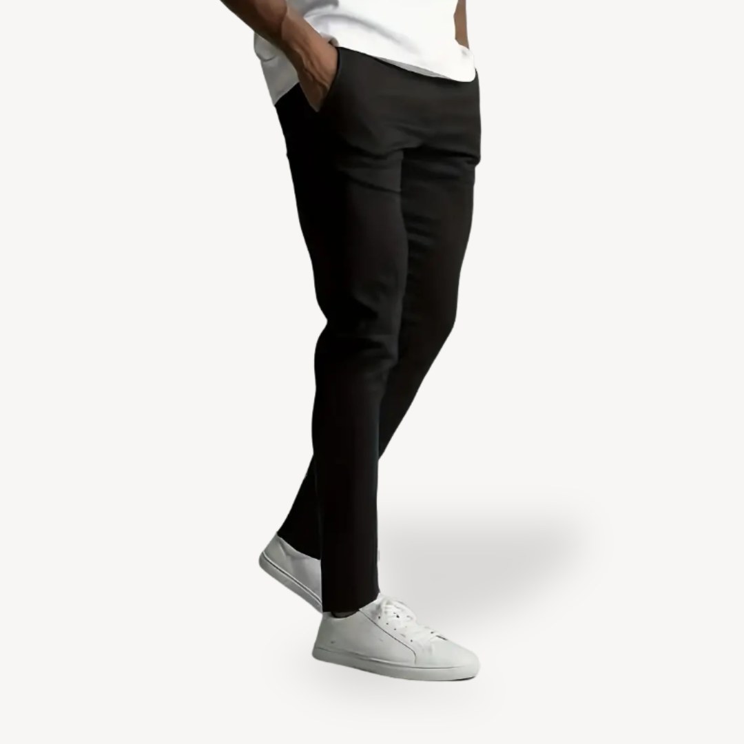 Slim Fit Stretch Trousers Men | Loravelle