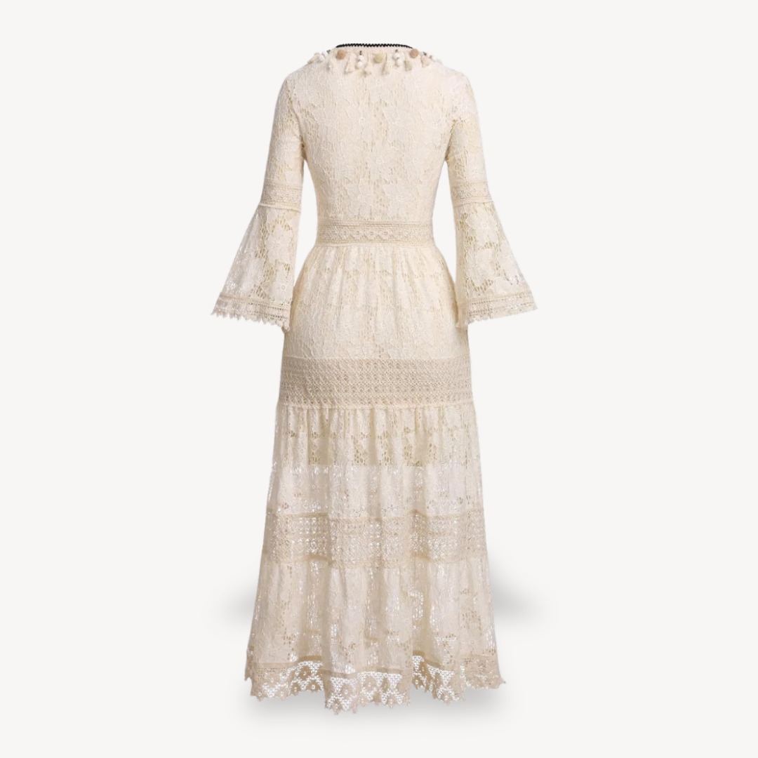 Loravelle | Women's Lace Maxi Dress – Boho Chic