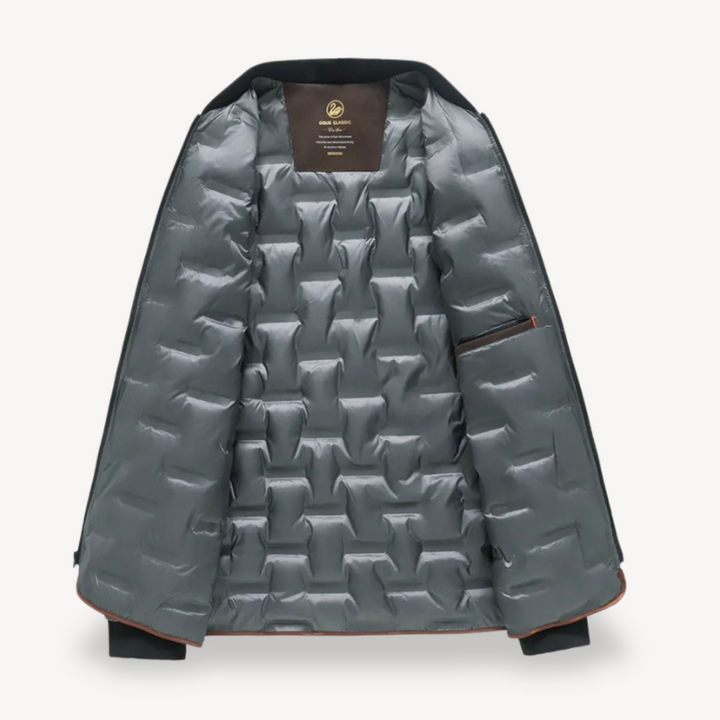 Quilted Lined Winter Puffer Jacket Men | Loravelle