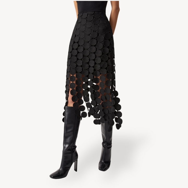 Women’s Circle Cutout Midi Skirt | Loravelle