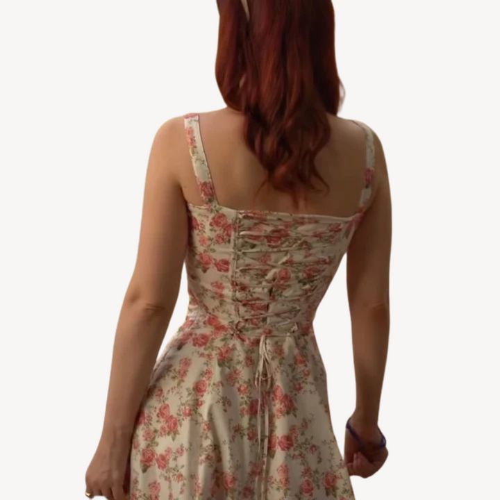 Women’s Floral Split Midi Dress | Loravelle