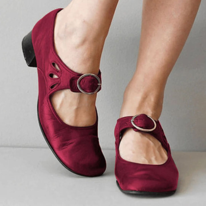 Women's Orthopedic Mary Jane Leather Shoes | Loravelle