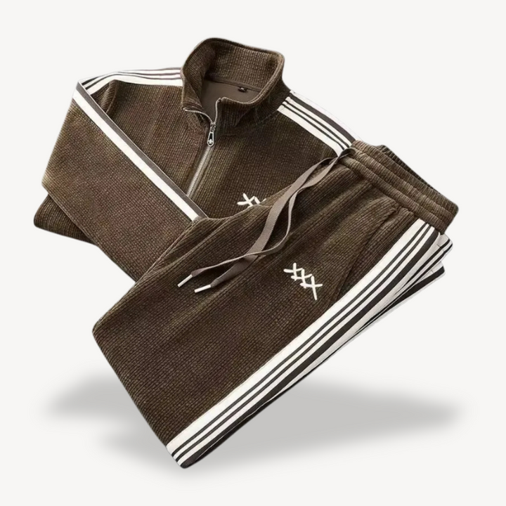 Men's Athletic Striped Tracksuit | Loravelle
