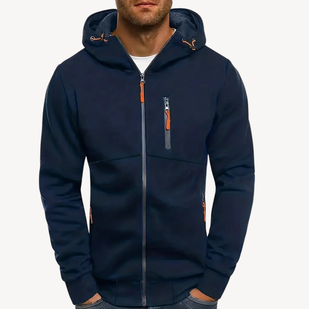 Casual Hoodie Cotton Polyester Men | Loravelle