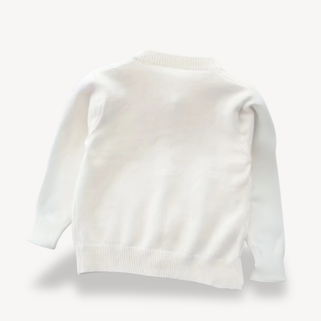 Embroidered Button-Front Cardigan for Toddlers | Loravelle