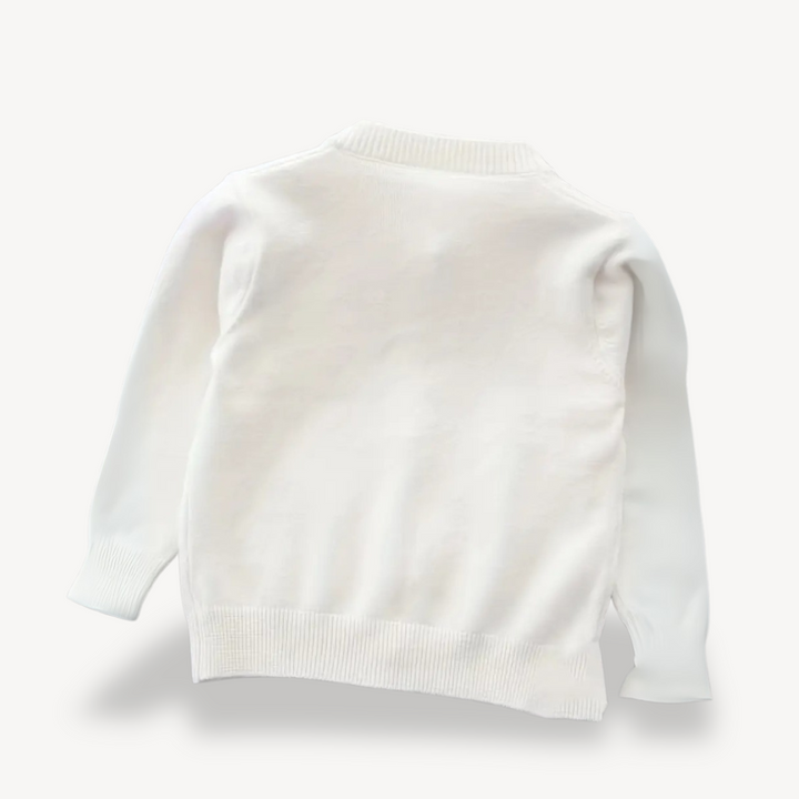 Embroidered Button-Front Cardigan for Toddlers | Loravelle