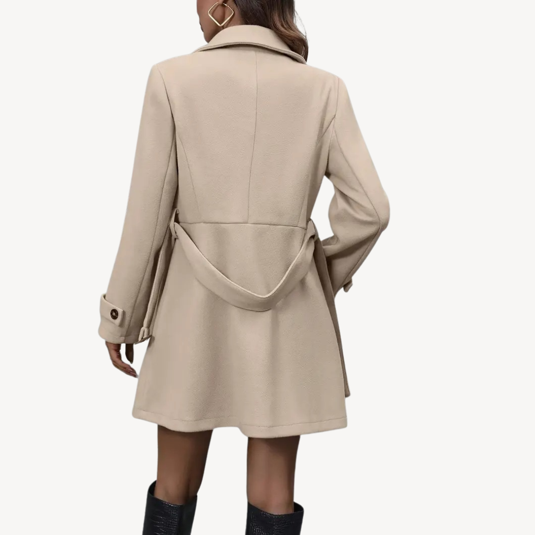 Double Breasted Belted Trench Coat Women | Loravelle