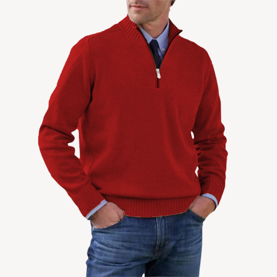 Men's Half-Zip Sweater | Loravelle
