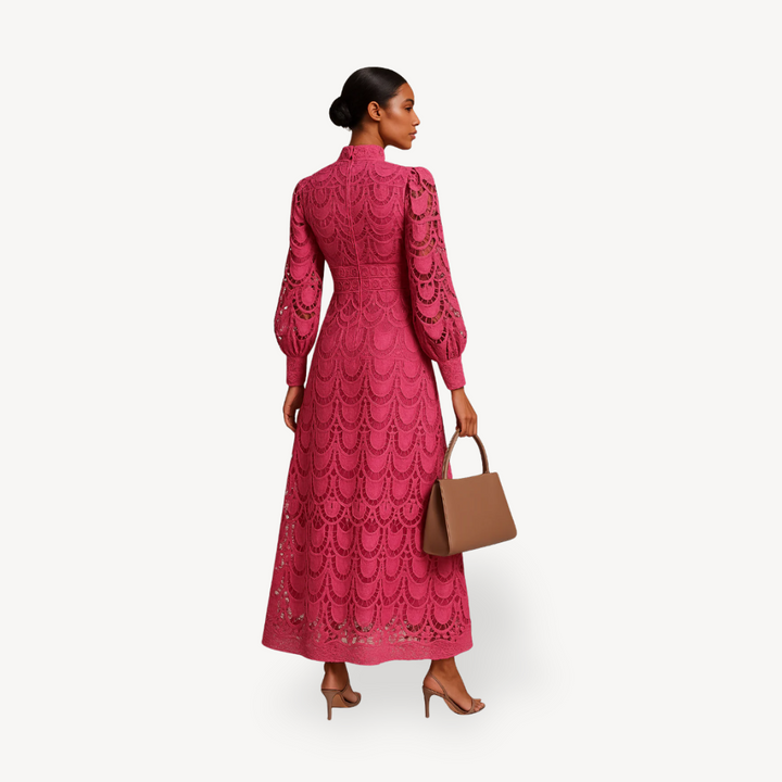 Lace Midi Dress Women | Loravelle