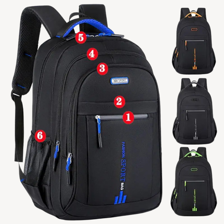 Men's Waterproof Laptop Backpack Oxford School Bag | Loravelle