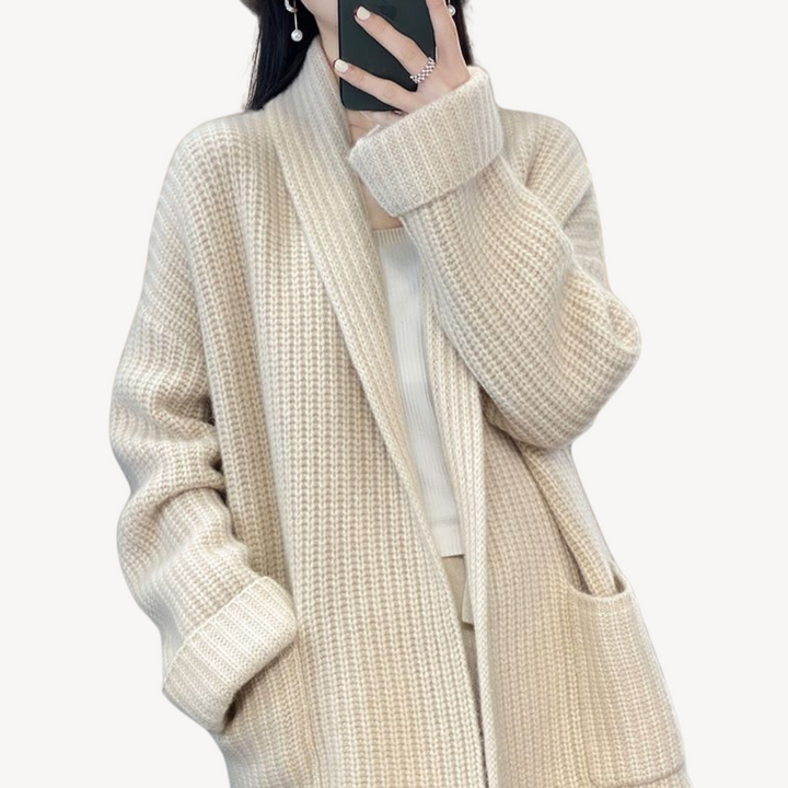 Women's Long Knit Cardigan Sweater | Loravelle