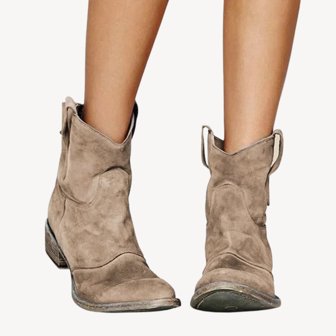 Women’s Orthopedic Suede Ankle Boots | Loravelle