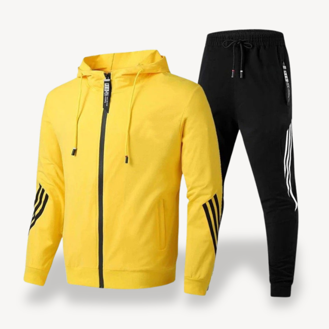 Men's Cotton Blend Tracksuit | Loravelle