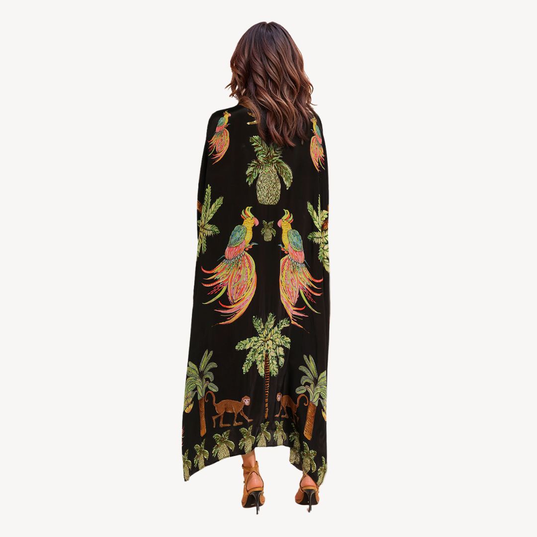 Women's Silk Kaftan Dress | Loravelle