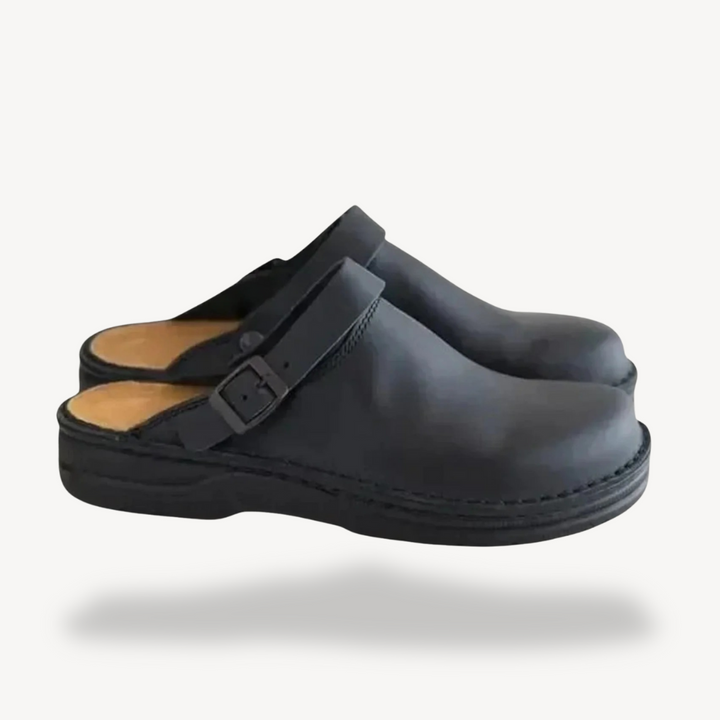 Orthopedic Suede Clog Shoes Men | Loravelle