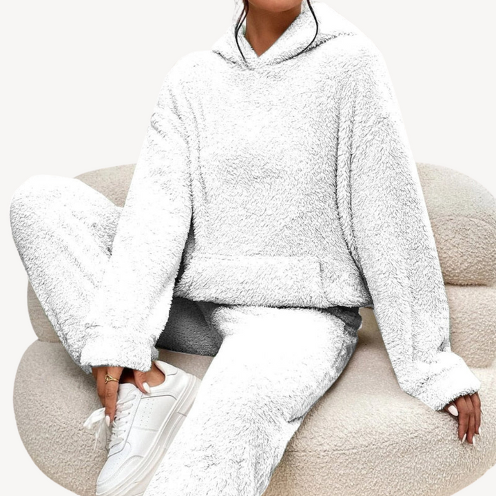 Women’s Fleece Loungewear Set Tracksuit | Loravelle