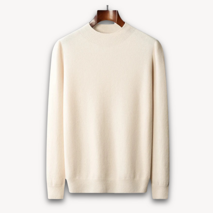 Loravelle | Men's Wool Cashmere Crew Neck Sweater – Adult Casual Knitwear