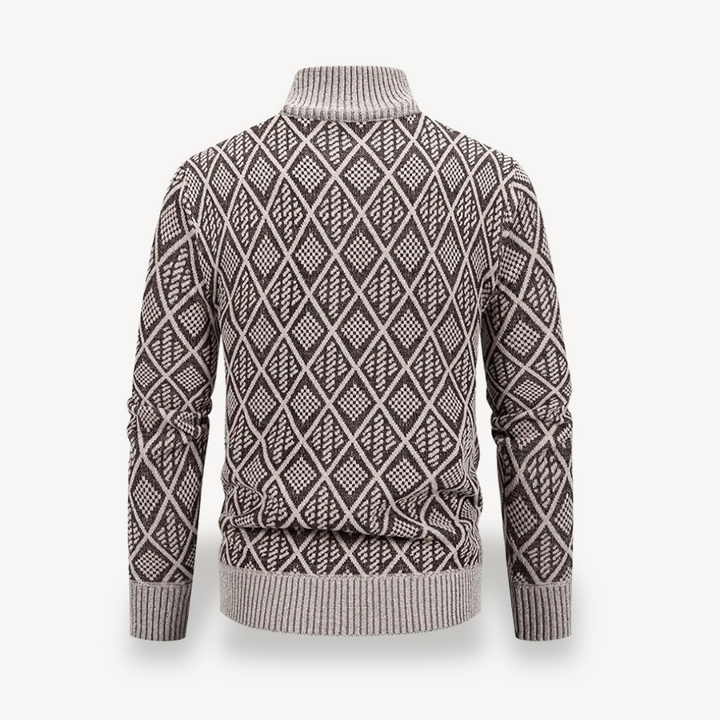 Full-Zip Cardigan Sweater Men | Loravelle