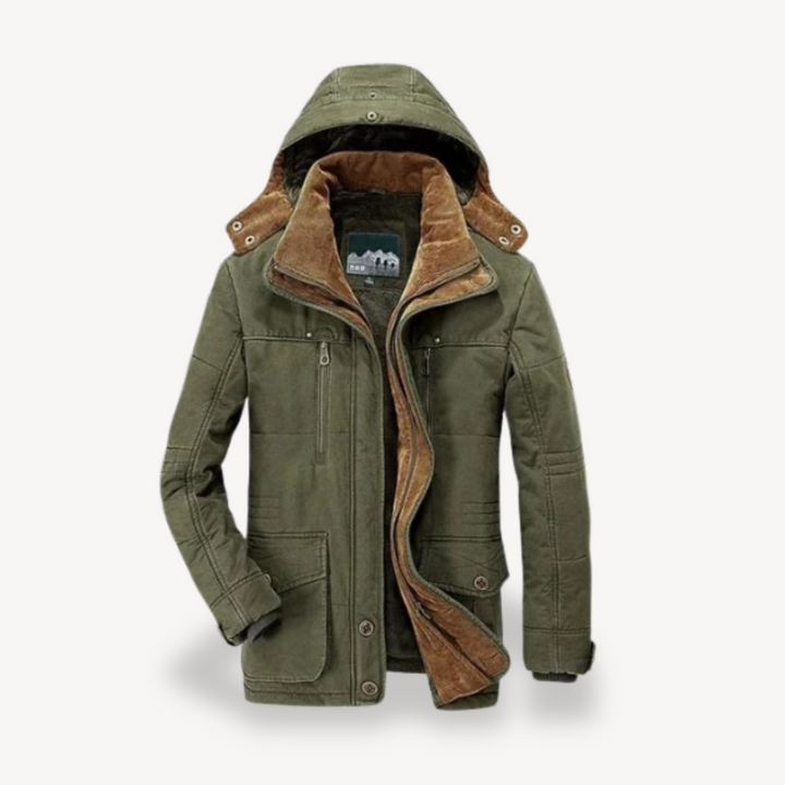 Fleece Lined Parka Jacket Men | Loravelle