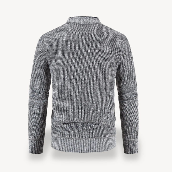 Fleece Lined Button Cardigan Jacket Men | Loravelle