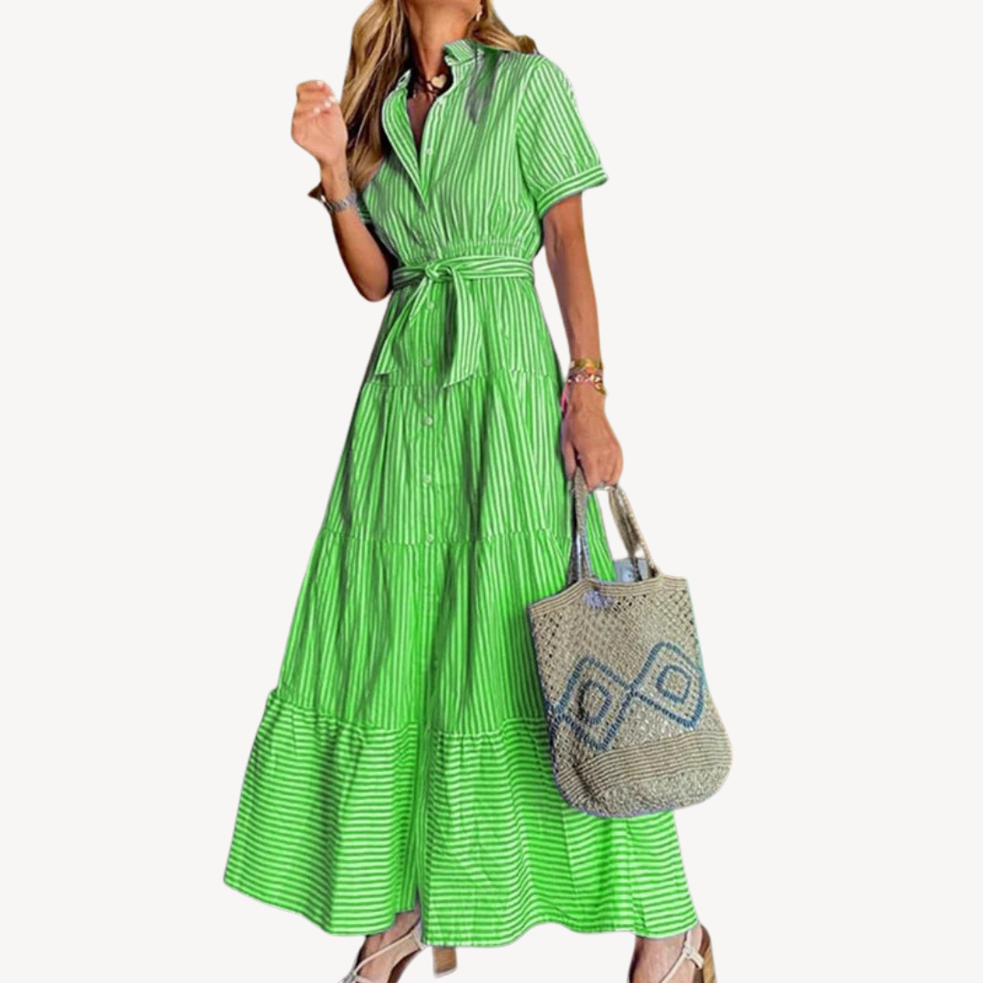 Striped Maxi Dress Women | Loravelle