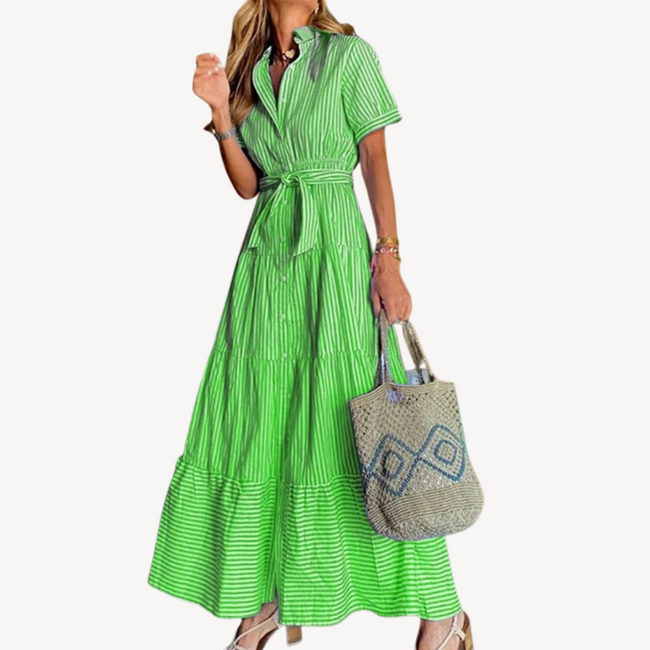 Striped Maxi Dress Women | Loravelle