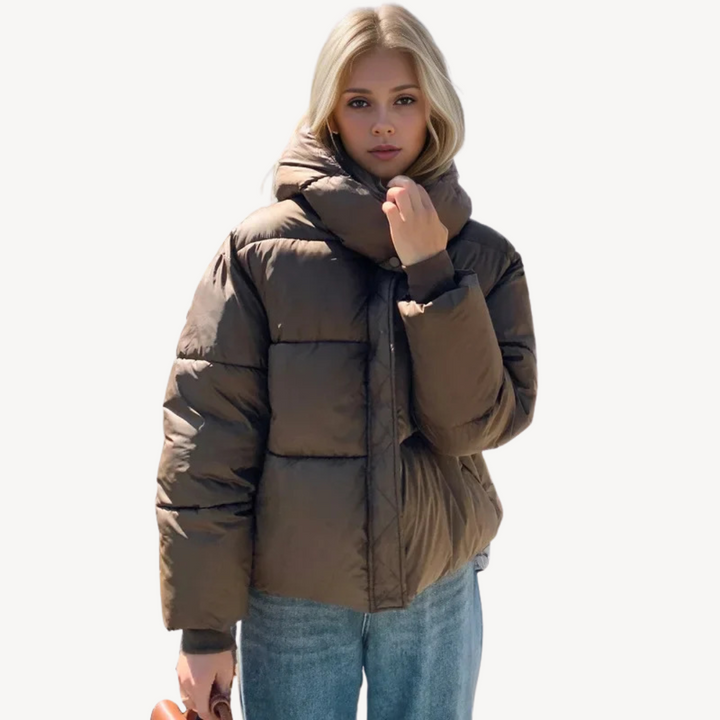 Women's Hooded Puffer Jacket | Loravelle