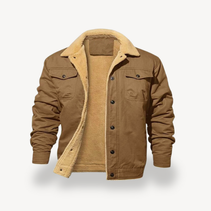 Men’s Sherpa Lined Winter Jacket | Loravelle