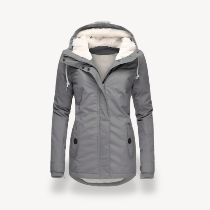 Women's Waterproof Winter Jacket with Hood | Loravelle