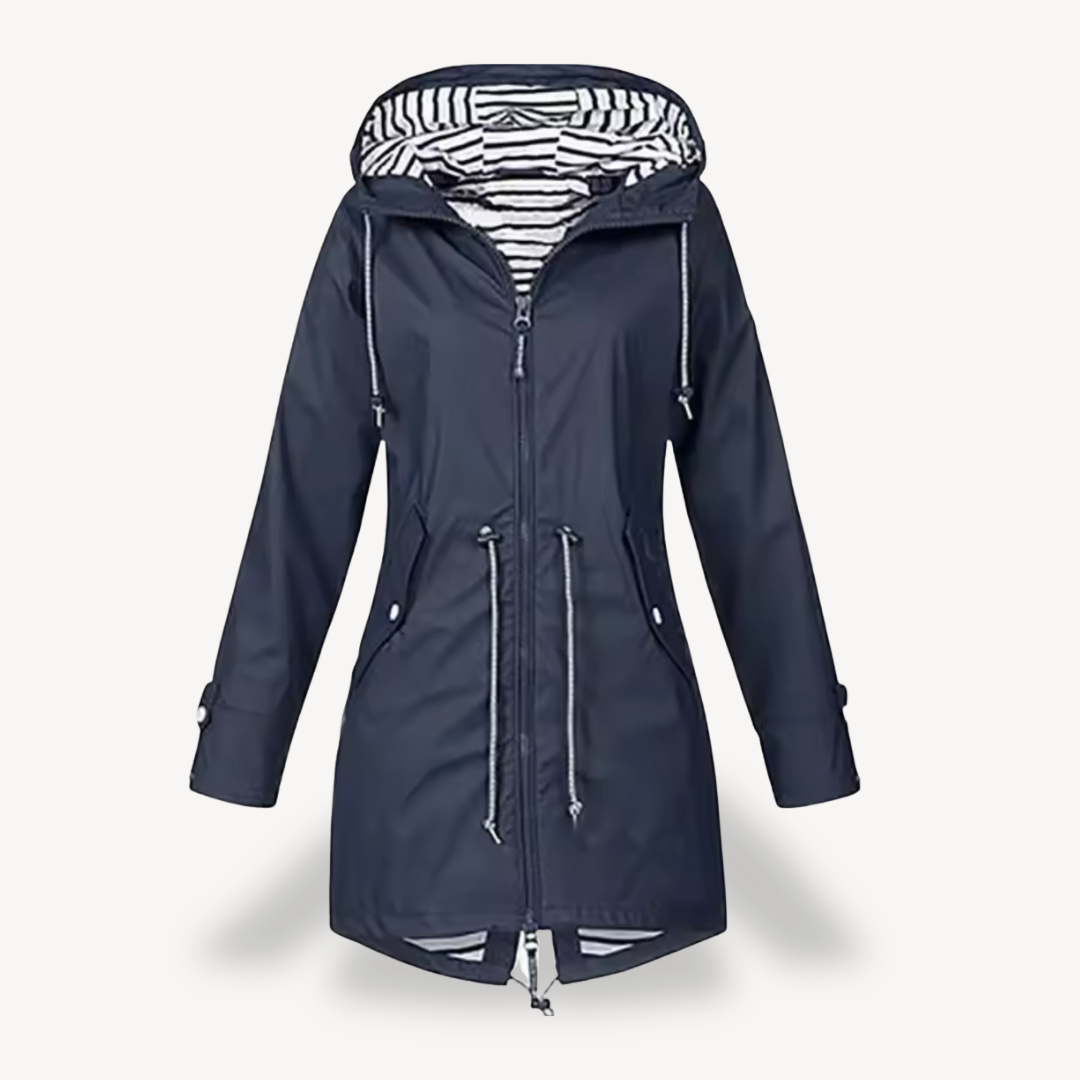 Women’s Waterproof Hooded Rain Jacket | Loravelle
