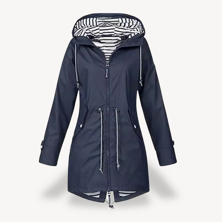 Women’s Waterproof Hooded Rain Jacket | Loravelle