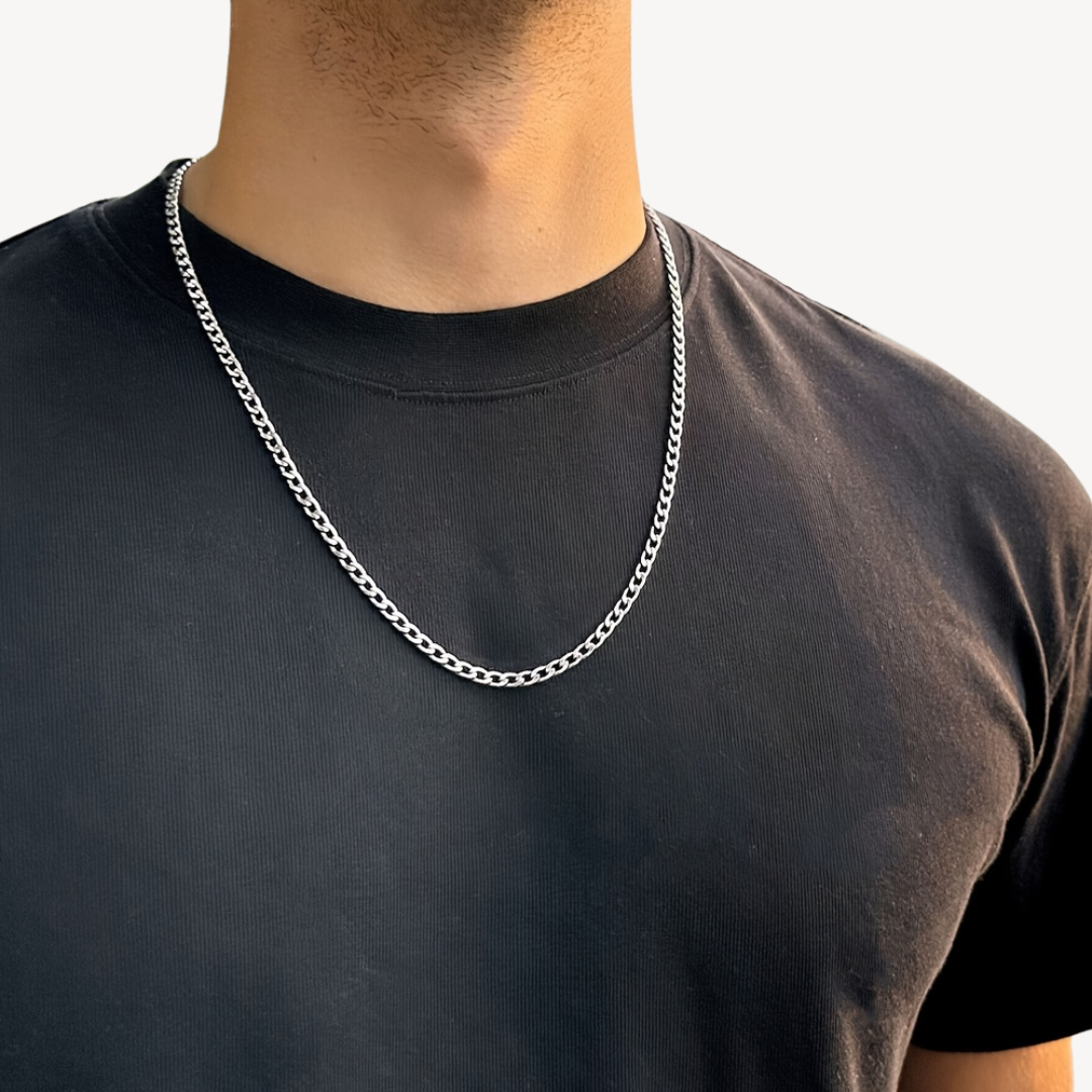 Men's Silver Chain Necklace | Loravelle