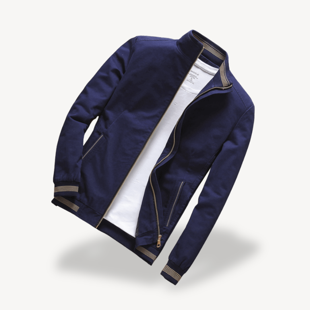 Men's Bomber Jacket Lightweight Zip Casual | Loravelle