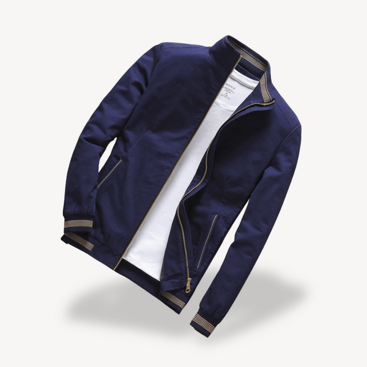 Men's Bomber Jacket Lightweight Zip Casual | Loravelle