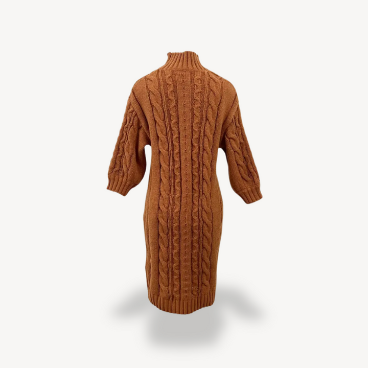 Cable Knit Turtleneck Dress for Women | Loravelle