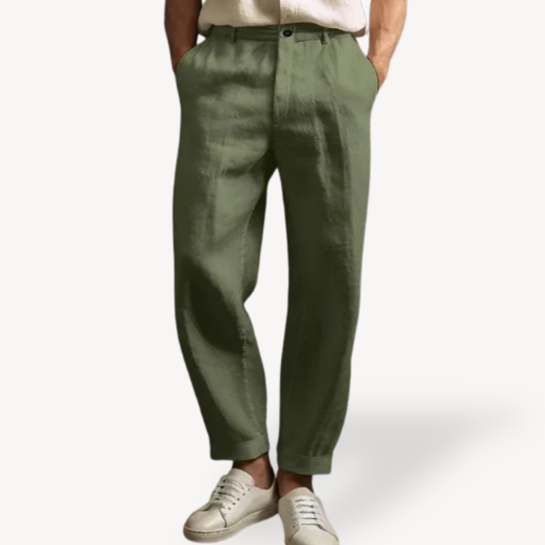Men’s Casual Linen Pants | Loravelle
