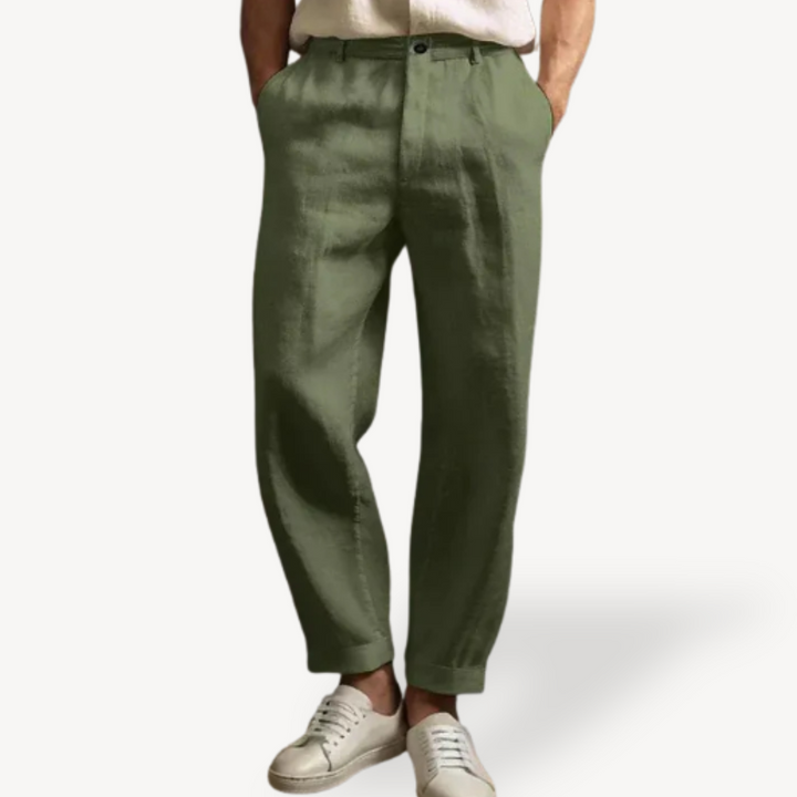 Men’s Casual Linen Pants | Loravelle