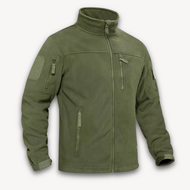 Loravelle | Men's Tactical Fleece Jacket - Full-Zip Lightweight Outerwear