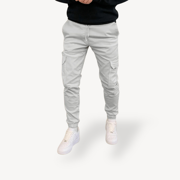 Men’s Cargo Jogger Pants Polyester Streetwear | Loravelle