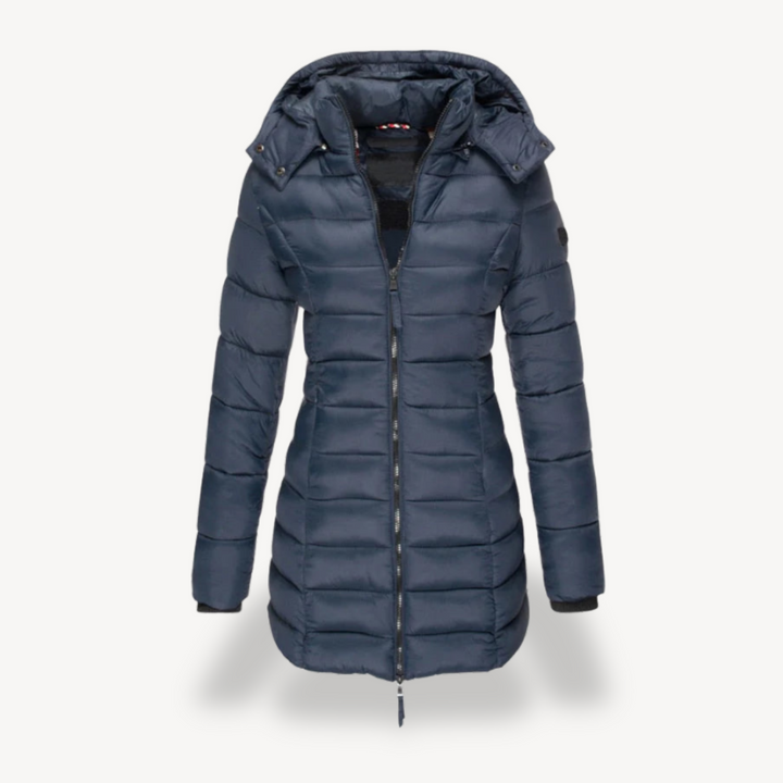 Women's Puffer Jacket with Hood | Loravelle